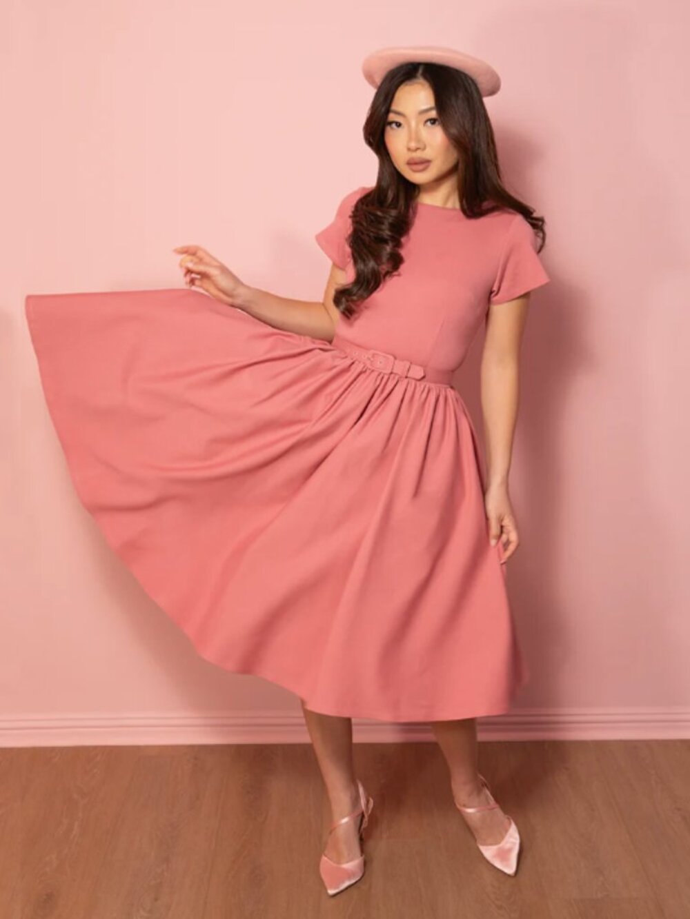 Avon Swing Dress in Vixen Pink - Vixen by Micheline Pitt